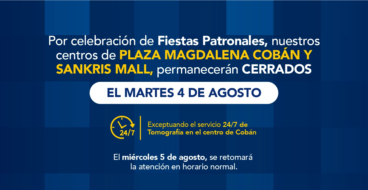 Cerrados por Ferias Patronales